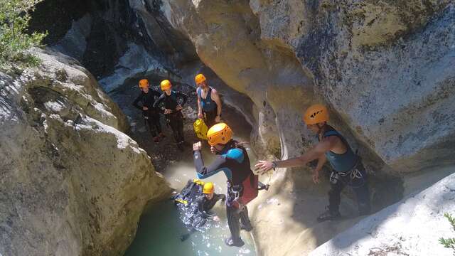 Canyoning avec l'Aspa
