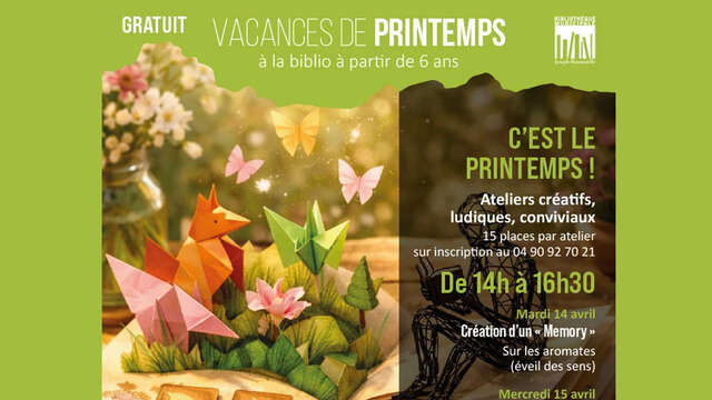 Spring holidays at the Library