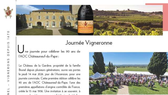 Journée Vigneronne au Château de la Gardine