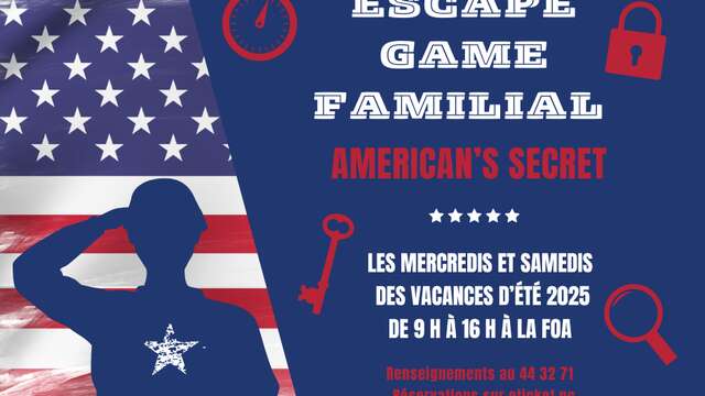 FAMILY ESCAPE GAME "AMERICAN’S SECRET"