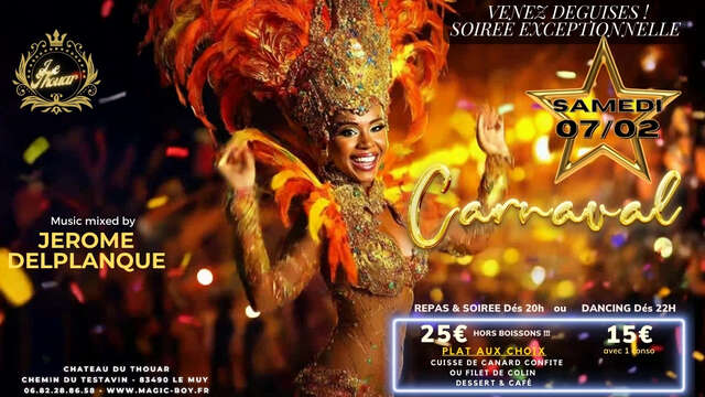 Soirée carnaval au Thouar