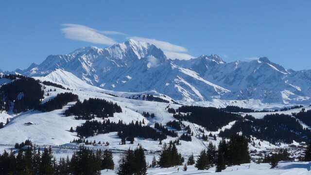 Schneeschuhwanderung "Belvédère am Mont Blanc"