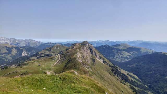 Itinéraire pédestre - Tête du Lindaret - Pointe de Chésery depuis Bassachaux