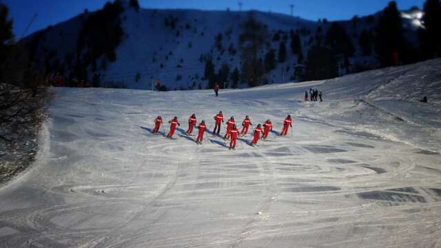 Skishow und Fackelabfahrt