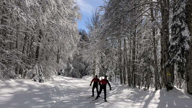 Ski nordique sur le Site de Lachat
