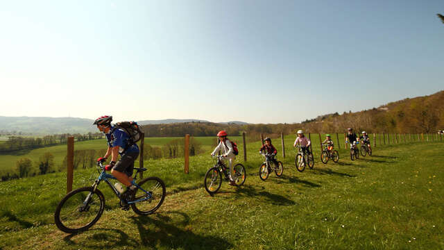 MTB track n°5 (green) - Forêt de la Rousse - Bois de Valuisant
