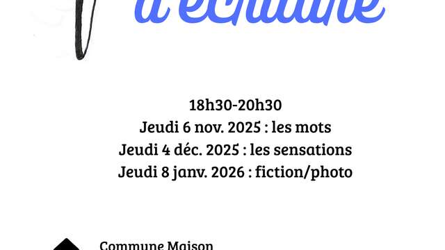 Ateliers d'écriture