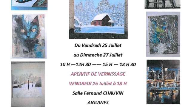 Exposition de peintures