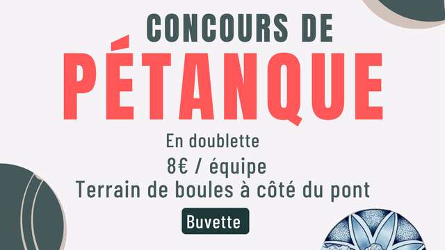 Concours de pétanque