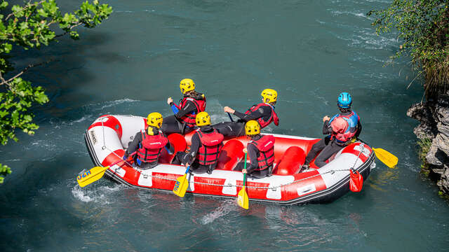 Descente en rafting sur la Dranse - parcours rodéo