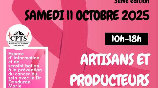 3ème Marché à thème "Spécial Octobre Rose"