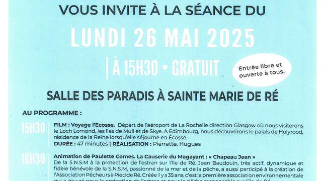 Séance cinéma du club des Jeunes Aînés