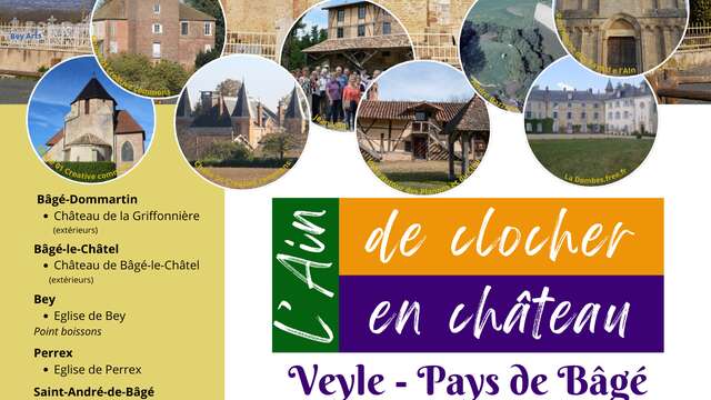L'Ain de clocher en château : Veyle -Pays de Bâgé