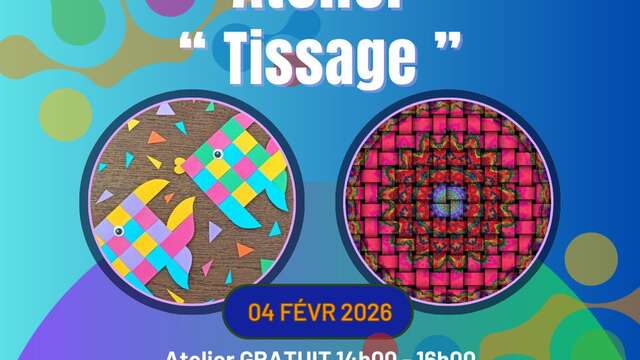 Les Mercredis du Pôle - Atelier "Tissage"