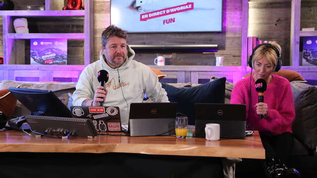 Bruno sur Fun Radio à Avoriaz !