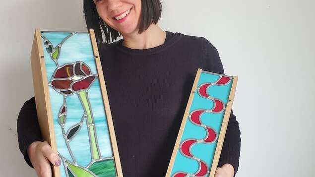 Journées européennes des métiers d'art - Démonstration à l'atelier de vitrail de Lucy Saranoff