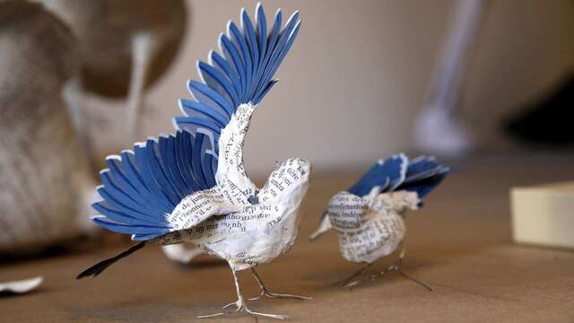 Atelier enfant sculpture de papier