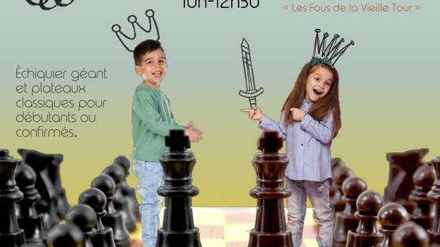 Jeux d'échecs géant