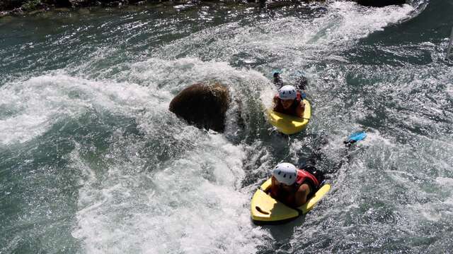 Discover hydrospeed with an instructor