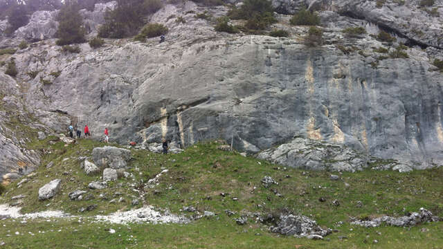 Falaise du col des Glières