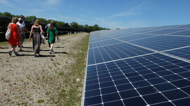 Découverte de la centrale solaire La Petite Vicomté