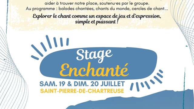 Stage enchanté - Deux jours pour explorer sa voix