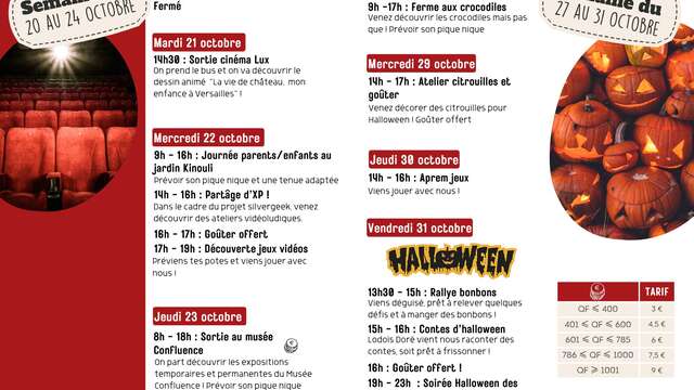 Halloween à la Maison de Quartier Saint-Nicolas