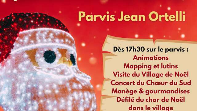 Lancement des illuminations de Noël