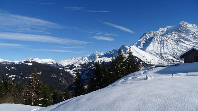 Itinéraire raquettes - Plateau de la Croix / Porcherey