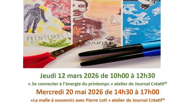Atelier de Journal Créatif (adulte) par la Bibliothèque