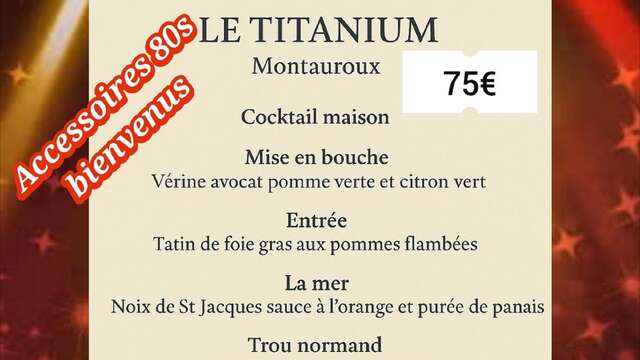 Réveillon au restaurant Le Titanium