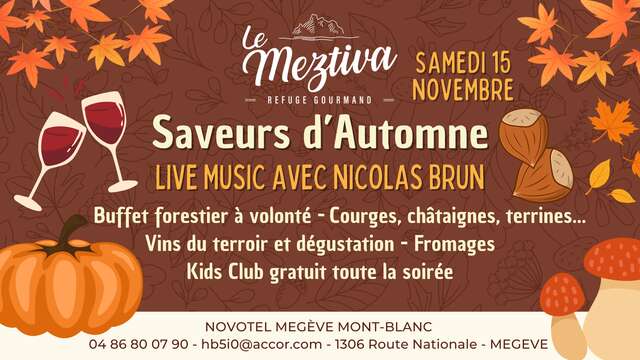 Soirée "Saveurs d'Automne" au Meztiva