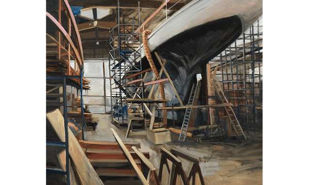 Ausstellung im Lavoir Vasserot – Christoff DEBUSSCHERE, offizieller Maler der Marine