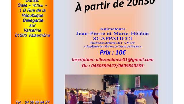 Soirée toutes danses