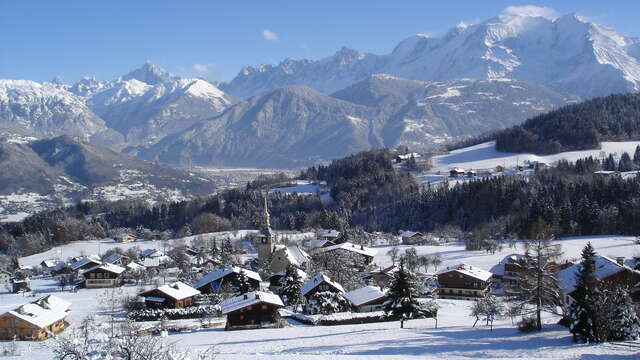 Boucle de la Plagne - sentier pédestre hiver