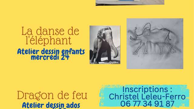 Atelier Dessin & Peinture pour  Enfants et Adolescents