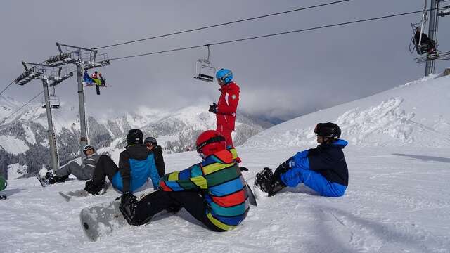 Snowboarding cours