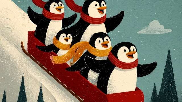 Descente de luge géante