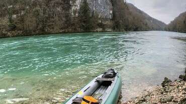 Canoë kayak avec Randovive : les carrières de Pierre Blanche