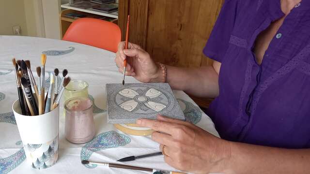 Initiation à la lave émaillée | Empreinte de lave