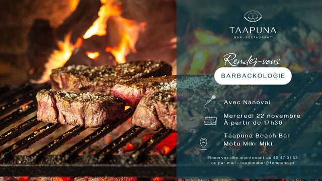 Rendez-vous Barbackologie Nanovai - Te Moana Tahiti Resort