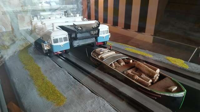 La maquette de la Pente d'eau