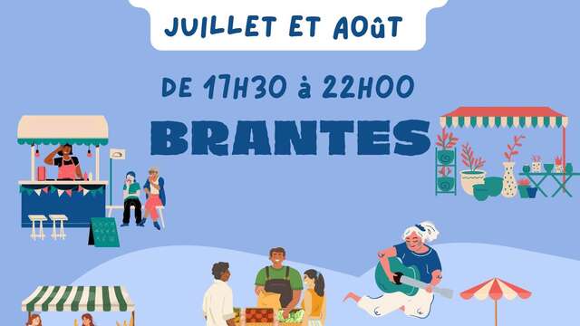 Nachtmarkt in Brantes