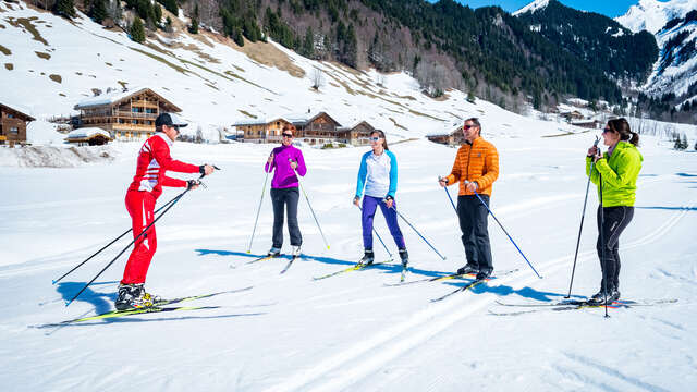 Ski de fond : cours collectifs adultes