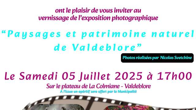 Vernissage Paysages et patrimoine naturel de Valdeblore