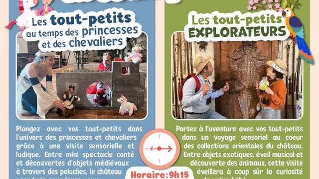 Le rendez-vous des tout-petits : "Au temps des princesses et des chevaliers"