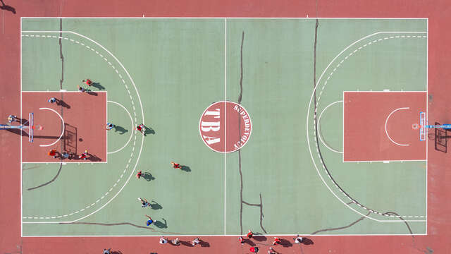 Broadcast of the France vs. Serbia basketball game