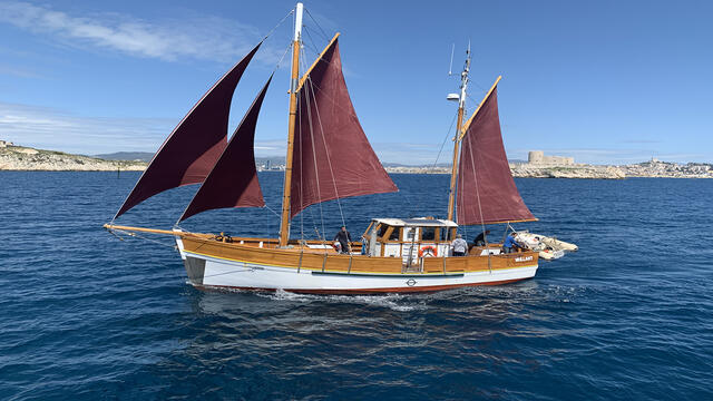 Le Vaillant a la voile dec 2021