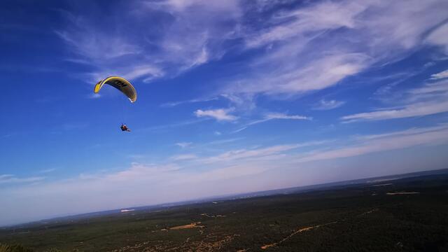 Viento parapente