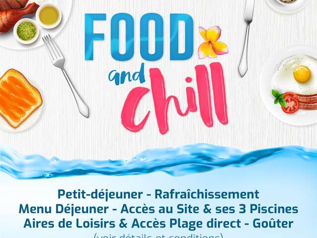 Pass Journée FOOD & CHILL (Karibéa Sainte-Luce Hôtel ***)